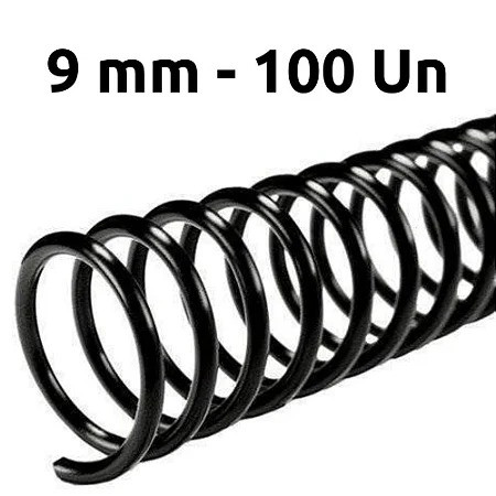 ESPIRAL 09MM PRETO 50FLS PCT C